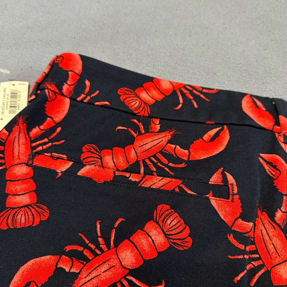 Old Navy Navy Pants with Red Lobster Motif - Picture 6 of 7